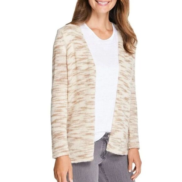 J. McLaughlin Linley Cardigan Alpaca Wool Blend Size Medium - Picture 1 of 14